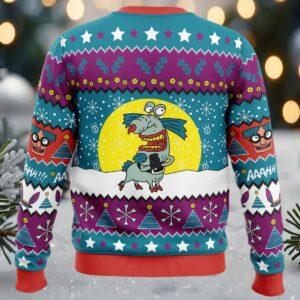 Aaahh Real Monsters Ugly Christmas Sweater 1 Aaahh Real Monsters Ugly Christmas Sweater