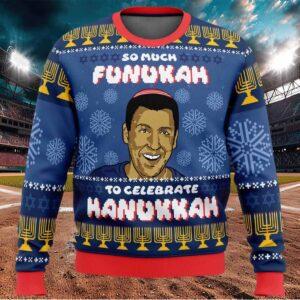 Adam Sandler So Much Funukah To Celebrate Hanukkah Christmas Sweater Adam Sandler So Much Funukah To Celebrate Hanukkah Christmas Sweater