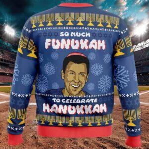 Adam Sandler So Much Funukah To Celebrate Hanukkah Christmas Sweater
