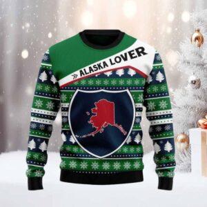 Alaska Lover Ugly Christmas Sweater Alaska Lover Ugly Christmas Sweater