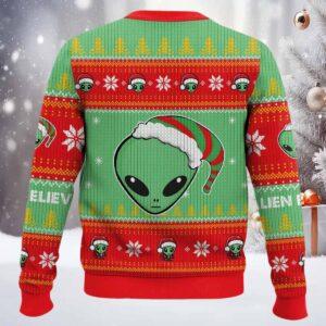 Alien Believe Ugly Sweater 1 Alien Believe Ugly Sweater