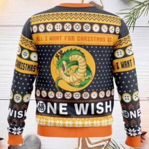 All I Want For Christmas Is One Wish Dragon Ball Ugly Sweater 1 All I Want For Christmas Is One Wish Dragon Ball Ugly Sweater