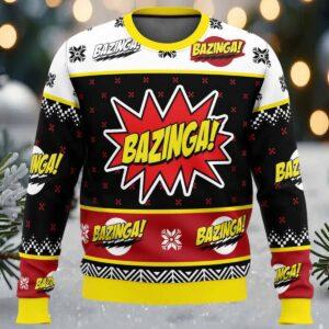 Bazinga The Big Bang Theory Ugly Christmas Sweater