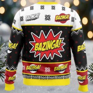 Bazinga The Big Bang Theory Ugly Christmas Sweater