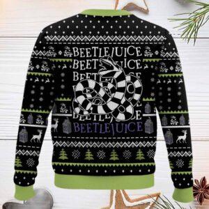 Beetlejuice It Snow Time Christmas Ugly Sweater 1 Beetlejuice It Snow Time Christmas Ugly Sweater1