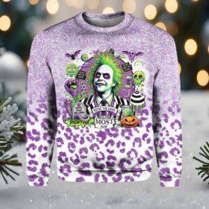 Beetlejuice You Are The Ghost With The Most Babe Halloween Sweatshirt3