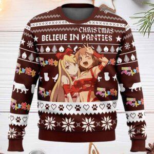 Believe in Christmas The Pet Girl of Sakurasou Ugly Sweater Believe in Christmas The Pet Girl of Sakurasou Ugly Sweater