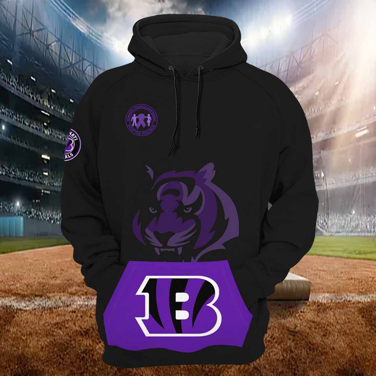 Bengals 2024 Domestic Violence Awareness Month Hoodie1 Bengals 2024 Domestic Violence Awareness Month Hoodie