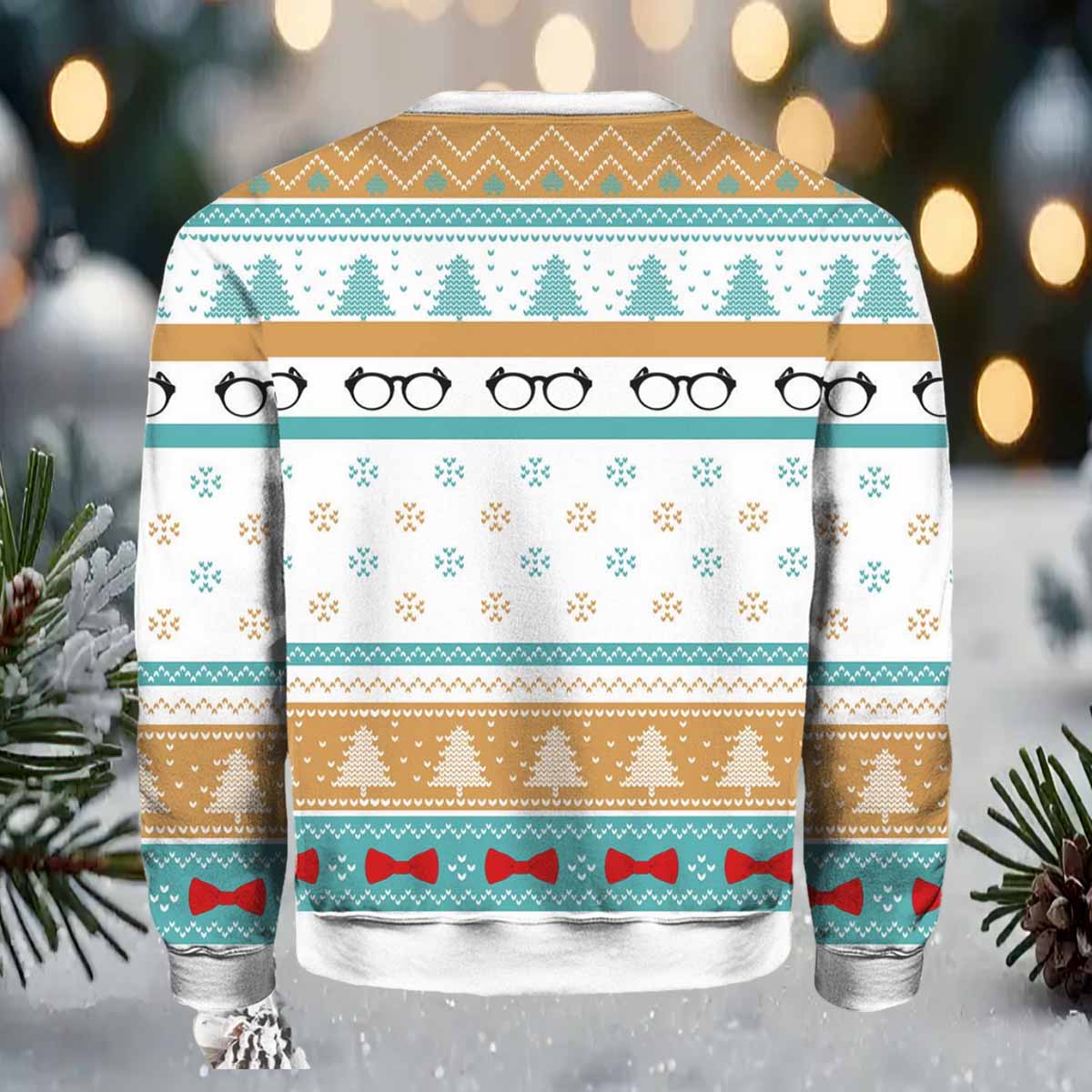 Bill Nye Safety Glasses Off Motherfckers Ugly Christmas Sweater Bill Nye Safety Glasses Off Motherfckers Ugly Christmas Sweater