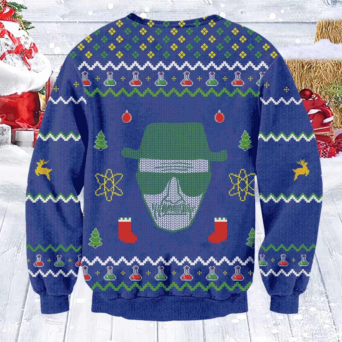 Breaking Bad Have A Blue Christmas Ugly Sweater Breaking Bad Have A Blue Christmas Ugly Sweater
