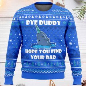 Bye Buddy Elf Ugly Christmas Sweater Bye Buddy Elf Ugly Christmas Sweater