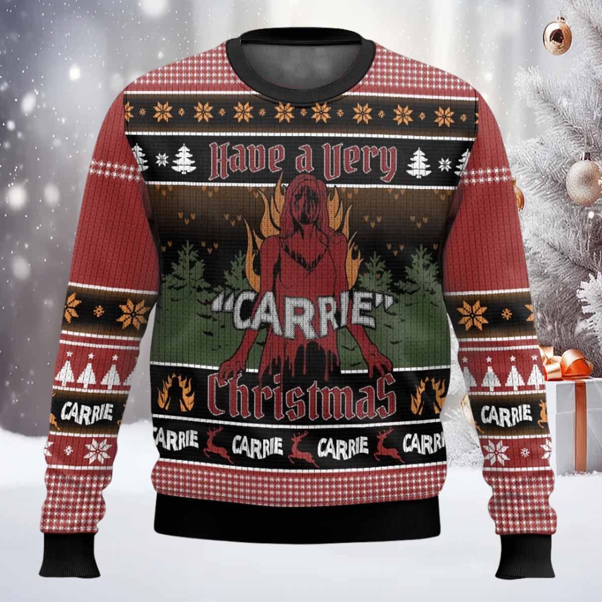 Carrie White Have A Very Christmas Sweater Carrie White Have A Very Christmas Sweater