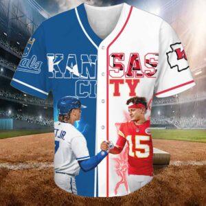 Chiefs Royals Perez Witt Jr Mahomes Kelce Baseball Jersey