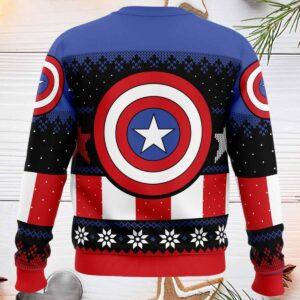 Christmas Captain America Ugly Christmas Sweater