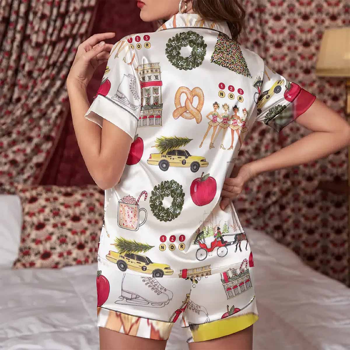Christmas In New York Pajama Set Christmas In New York Pajama Set