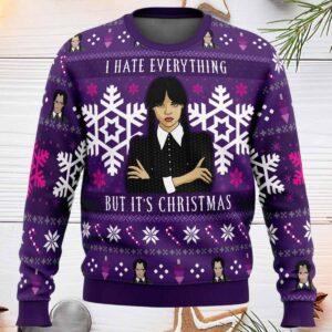 Christmas Wednesday Adams Family Christmas Sweater Christmas Wednesday Adams Family Christmas Sweater