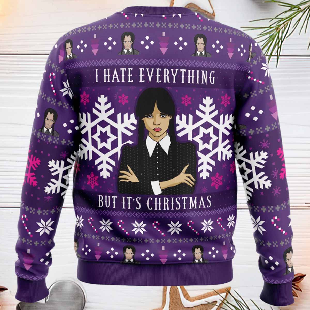 Christmas Wednesday Adams Family Christmas Sweater Christmas Wednesday Adams Family Christmas Sweater
