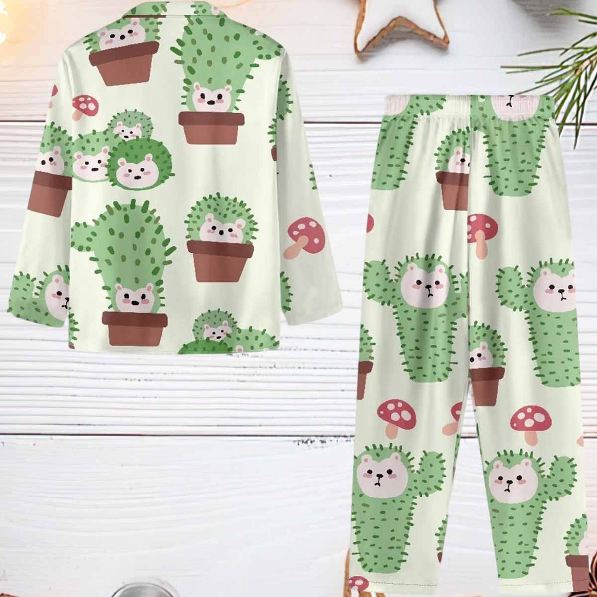 Cute Cactus Pajama Set Cute Cactus Pajama Set