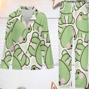 Cute Frog Pajama Set