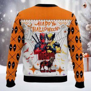 Deadpool Wolverine Halloween Ugly Sweater 1 Deadpool Wolverine Halloween Ugly Sweater