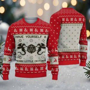 DnD Have Yourself Christmas Ugly Sweater DnD Have Yourself Christmas Ugly Sweater