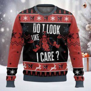 Do I Look Like I Care Deadpool Ugly Sweater Do I Look Like I Care Deadpool Ugly Sweater