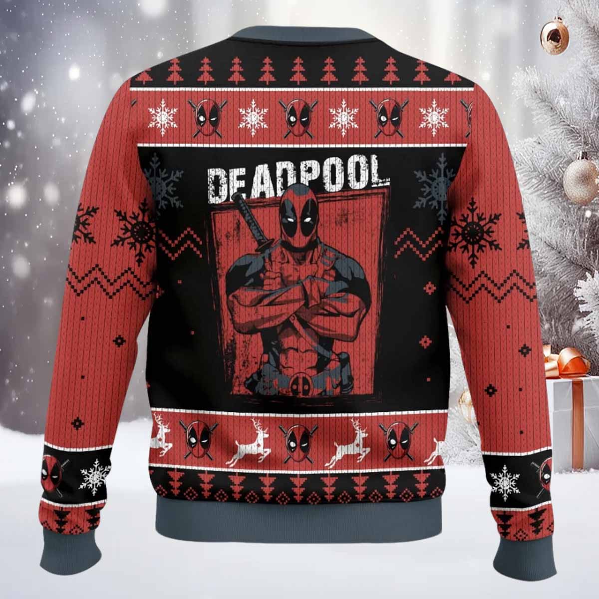 Do I Look Like I Care Deadpool Ugly Christmas Sweater Do I Look Like I Care Deadpool Ugly Christmas Sweater