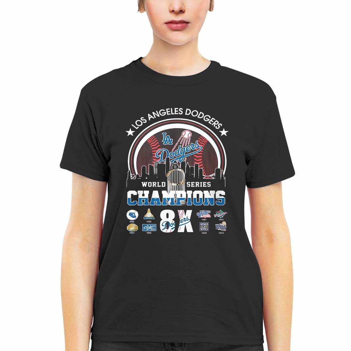 Dodgers 8X World Series Champions Shirt Dodgers 8X World Series Champions Shirt
