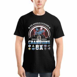 Dodgers 8X World Series Champions Shirt
