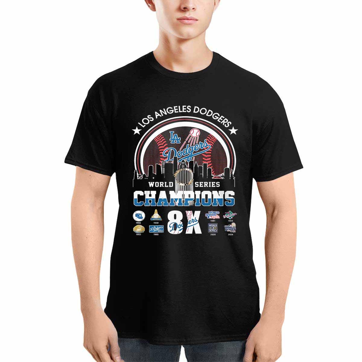 Dodgers 8X World Series Champions Shirt Dodgers 8X World Series Champions Shirt