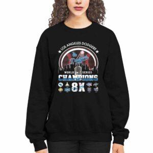 Dodgers 8X World Series Champions Shirt 1 Dodgers 8X World Series Champions Shirt
