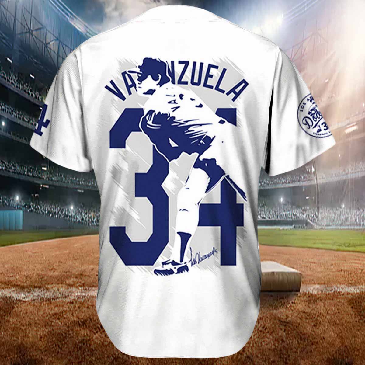 Dodgers Fernando Valenzuela Forever 34 Jersey Dodgers Fernando Valenzuela Forever 34 Jersey
