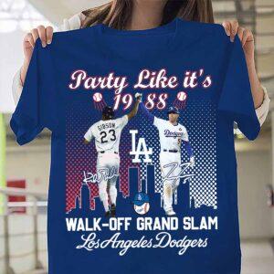 Dodgers Party Like It’s 1988 Walk Off Grand Slam Shirt Dodgers Party Like It’s 1988 Walk Off Grand Slam Shirt