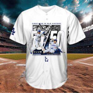 Dodgers Shohei Ohtani 50 50 Club Jersey