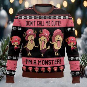 Don’t Call Me Cute I’m A Monster Ugly Christmas Sweater Don’t Call Me Cute I’m A Monster Ugly Christmas Sweater