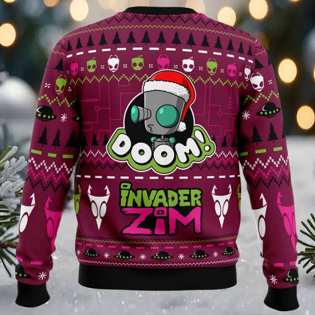 Doom Invader Zim Christmas Sweater Doom Invader Zim Christmas Sweater