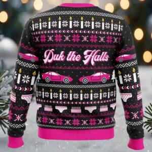 Duk the Halls Sixteen Candles Ugly Christmas Sweater