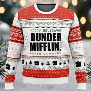 Dunder Mifflin The Office Christmas Sweater Dunder Mifflin The Office Christmas Sweater