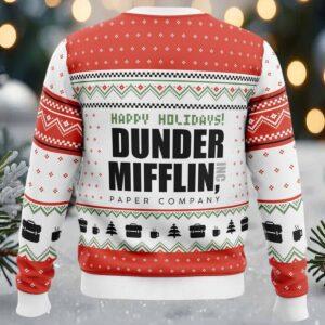 Dunder Mifflin The Office Christmas Sweater 1 Dunder Mifflin The Office Ugly Christmas Sweater