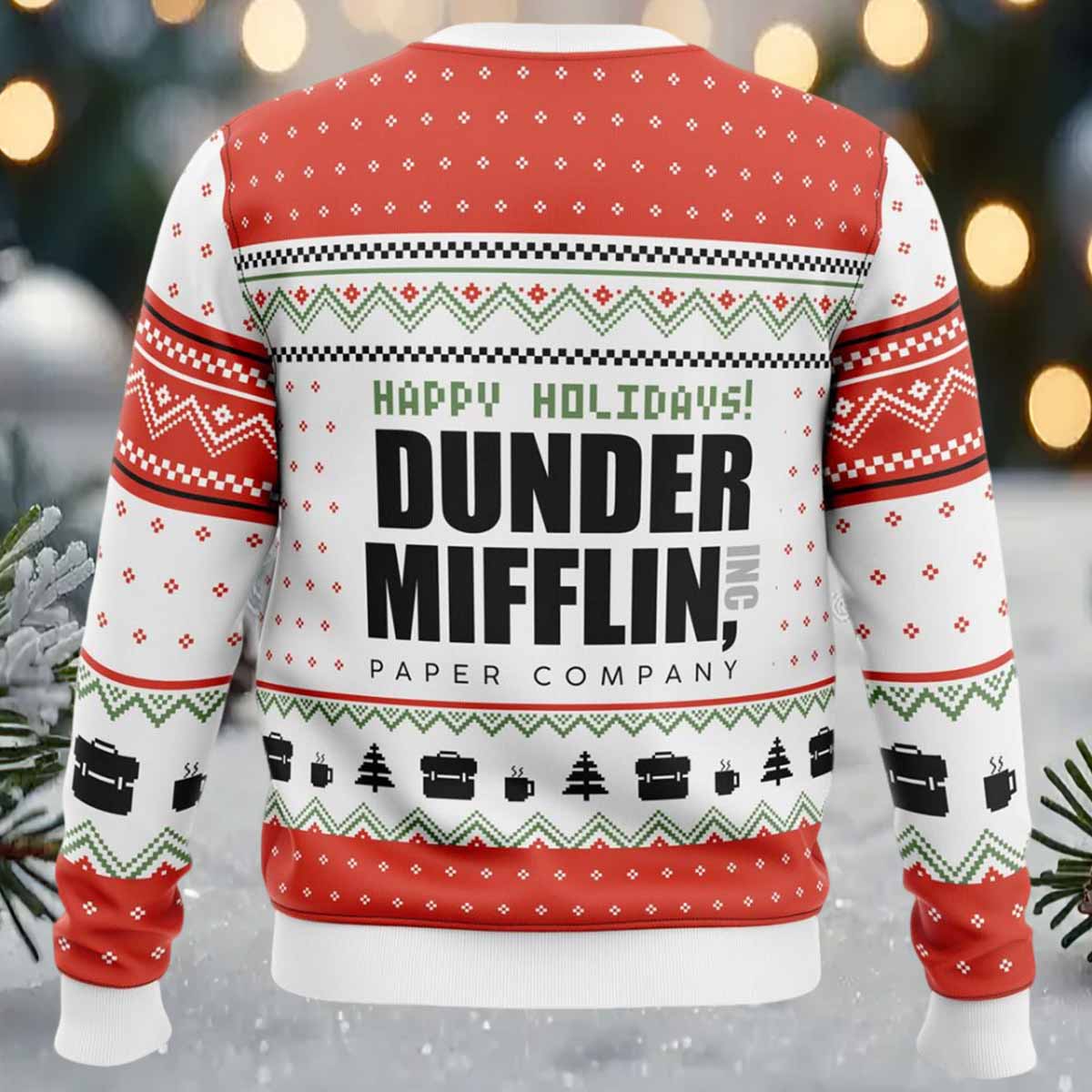 Dunder Mifflin The Office Christmas Sweater Dunder Mifflin The Office Christmas Sweater
