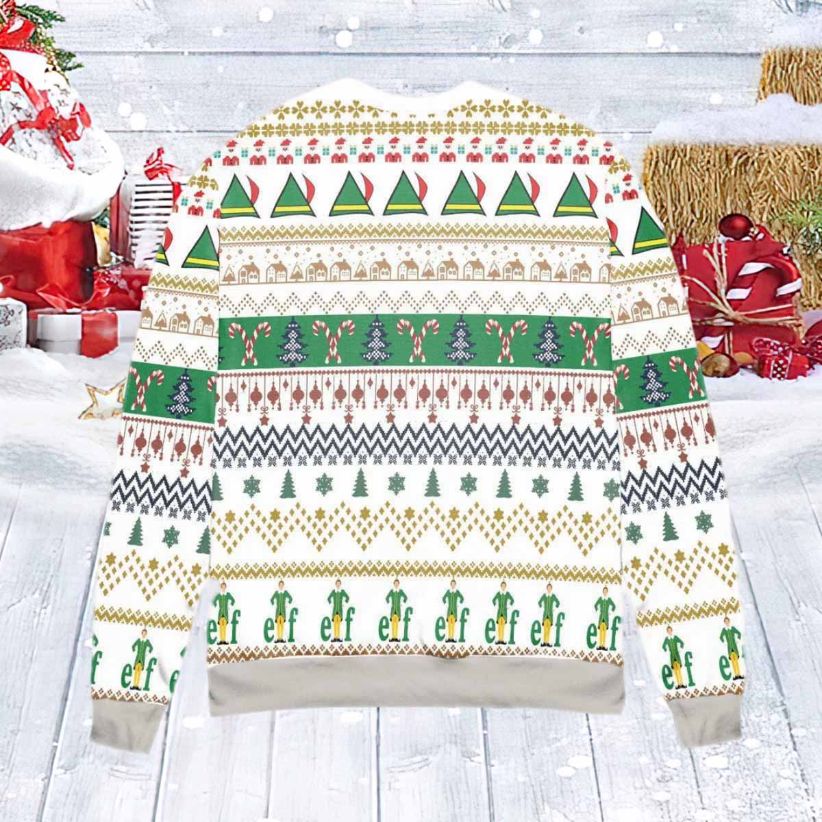 Elf Does Somebody Need A Hug Ugly Christmas Sweater Elf Does Somebody Need A Hug Ugly Christmas Sweater