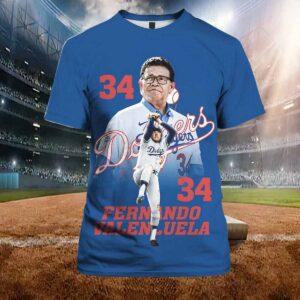 Fernando Valenzuela Thank You For The Memories 3D Shirt