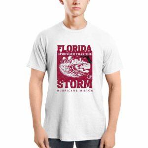 Florida Stronger Than The Storm Hurricane Milton 2024 Shirt Florida Stronger Than The Storm Hurricane Milton 2024 Shirt