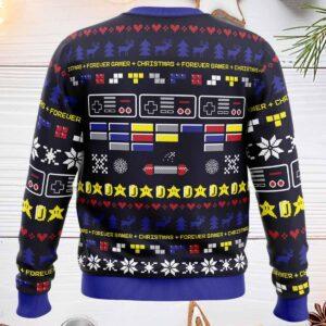 Forever Gamer Christmas Pac Man Ugly Christmas Sweater