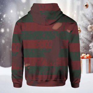 Freddy Krueger Costume Full Over Print 3D Hoodie