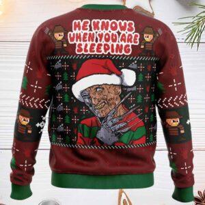 Freddy Krueger When You Are Sleeping Christmas Sweater 1 Freddy Krueger When You Are Sleeping Christmas Sweater