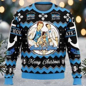 Funny Cool Boats and Hoes Ugly Christmas Sweater Funny Cool Boats and Hoes Ugly Christmas Sweater