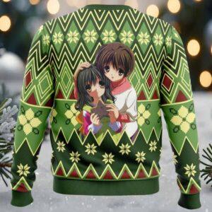 Fuuko and Kouko Christmas Clannad Ugly Christmas Sweater 1 Fuuko and Kouko Christmas Clannad Ugly Christmas Sweater