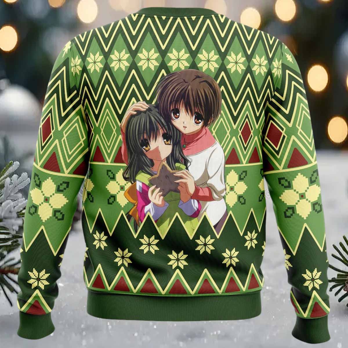 Fuuko and Kouko Christmas Clannad Ugly Christmas Sweater Fuuko and Kouko Christmas Clannad Ugly Christmas Sweater
