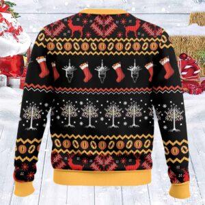 Gandalf Claus Shall Not Pass Ugly Christmas Sweater 1 Gandalf Claus Shall Not Pass Ugly Christmas Sweater